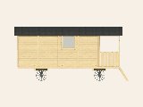 Circuswagen Johnny, 19 mm, vuren onbehandeld, 600 × 240 cm, excl. onderstel, foto 5