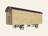 Circuswagen Barby, 19 mm, vuren onbehandeld, 600 × 240 cm, excl. onderstel, foto 4