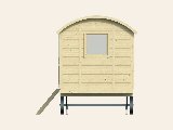 Circuswagen Joey, 19 mm, vuren onbehandeld, 360 × 240 cm, excl. onderstel, foto 2