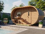 Sauna Oval, 38 mm, onbehandeld, foto 1