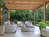 Plat dak Nijverdal douglas 900 × 410 cm zwart geïmpregneerd, foto 6