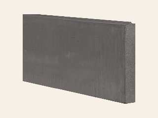Berton-onderplaat, 20,0 × 3,5 cm, 182,5 cm, Antraciet