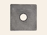 Betonsokkel antraciet 14,0 × 14,0 × 20,0 cm Gat Ø40 mm, foto 2