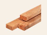 Red Class Wood vuren regel geïmpregneerd, geschaafd, ronde hoeken, 45 × 90 mm, 3,00 m, foto 1