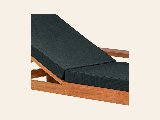 Teak sunlounger Danau, incl. antraciet kussen, foto 3