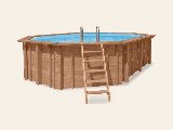 Luxe houten zwembad Cas Abou 814 × 460 × 136 cm, foto 1