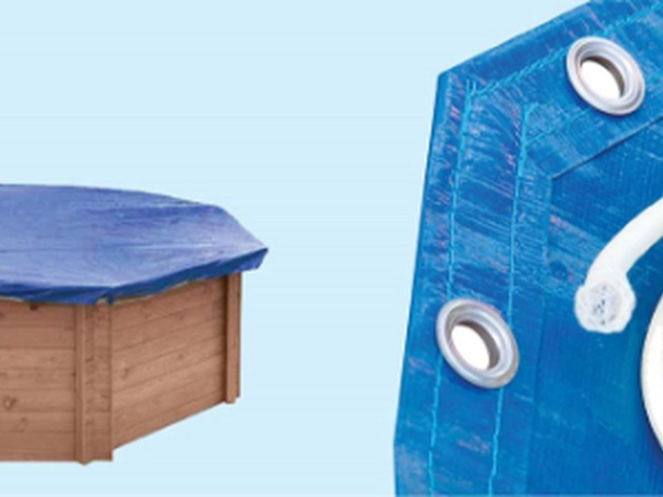 Luxe houten zwembad winterafdekhoes Cas Abou 814 × 460 × 138 cm
