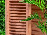 Spijlen wand horizontaal Red Class Wood 99 × 234 cm, foto 1