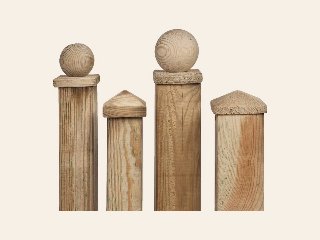 Paalornament hout