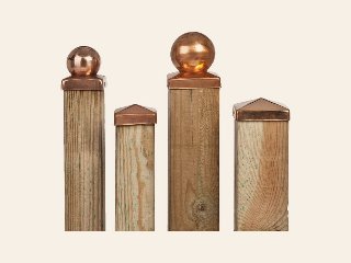 Paalornament koper