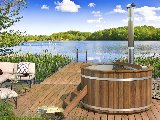 Hottub met RVS kachel Ø180 cm Thermowood, foto 1