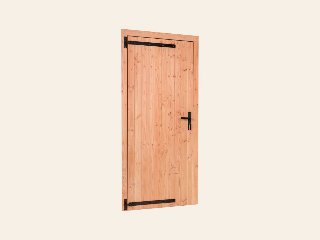 Red Class Wood enkele dichte deur, B1000 × H2050 mm buitenmaat