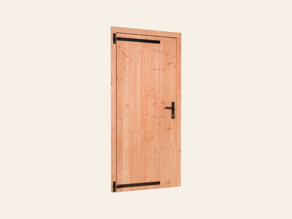 Red Class Wood enkele dichte deur, B1000 × H2050 mm buitenmaat