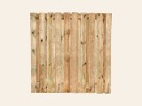 Tuinscherm Enschede, groen geïmpregneerd grenen, RVS-geschroefd, 21-planks (19+2), foto 1