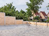 Berton-sleufpaal Zaan vlakke kop met brede ondersleuf, foto 2