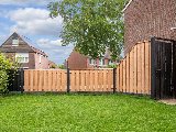 Tuinscherm Casablanca, Red Class Wood geïmpregneerd vuren, RVS-geschroefd, 21-planks (19+2), foto 2
