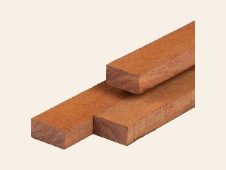 Azobé hardhout bestekhout fijnbezaagd