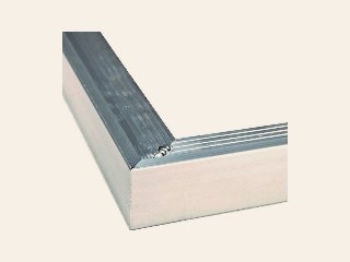 Blokhutaccessoires aluminium buitenhoek daktrim incl. 1 klang