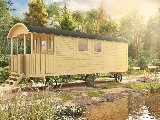 Circuswagen Kathleen, 19 mm, vuren onbehandeld, 720 × 240 cm, excl. onderstel, foto 1