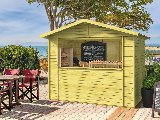 Kiosk Vixen, 16 mm, groen geïmpregneerd, 266 × 175 cm, incl. vloer, foto 2