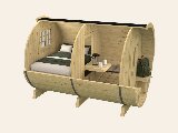 Campingbarrel, 28/42 mm, vuren onbehandeld, foto 4