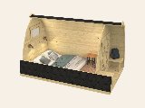 Camping POD, 28 mm, vuren onbehandeld, foto 4