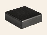 PuraFence aluminium paal 7,5 × 7,5 cm, zwart, foto 3