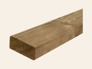 Geïmpregneerde regel en balk