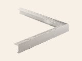 Aluminium daktrimhoek, binnen en buiten, foto 1