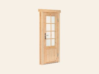 Enkele glas deur 8-ruits Deluxe