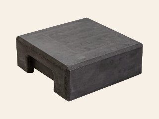 Berton afdekpet vlakke kop 14 × 14 × 5 cm