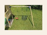 Aanbouwschommel speeltoestel Swing, geschaafd grenen & douglas, foto 2
