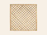 Trellis met lijst, diagonale lamellen grenen groen geïmpregneerd, foto 4