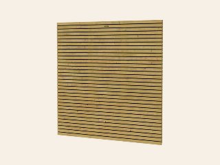 Tuinscherm Elan Excellent, 180 × 180 cm, groen geïmpregneerd