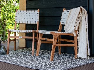Teak tuinstoel Mataram (set van 2 stoelen)