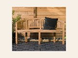 Teak buiten / tuin bank Banana 150 cm, foto 1