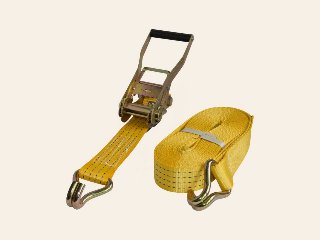 Sjorband/Spanband 50 mm ratelgesp+haken, headercard