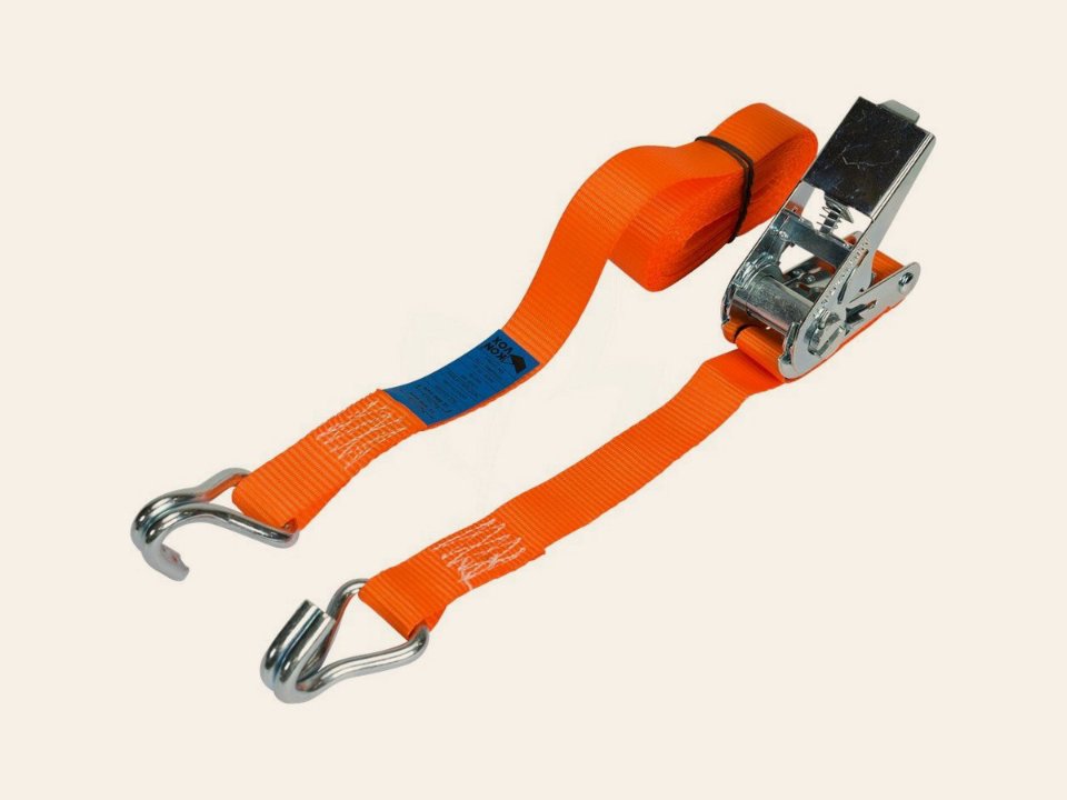 Konvox Spanband 25 mm ratel 906 haak 1002 7m LC400/800 Oranje