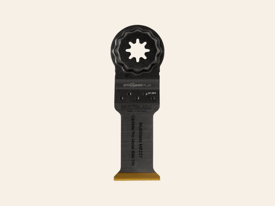 Multiblade Starlock Plus MB237 Hardmetalen zaagblad met Tin coating