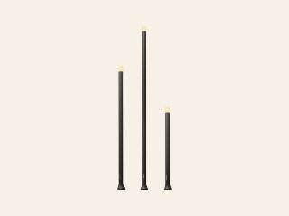 LightPro Erba Bundel van 3 Staande Lampen