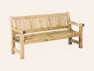Bank Luuk, 40 mm dik, 96 × 200 × 74 cm (HxBxD)