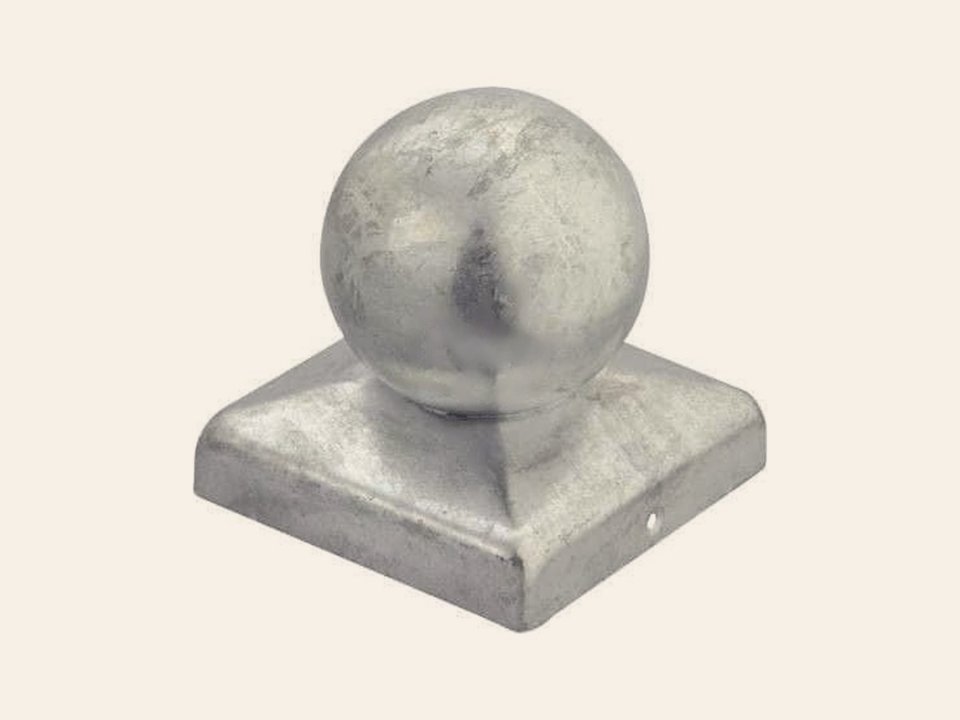 Paalornament Bol verzinkt