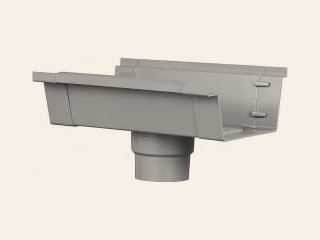 Bakgoot Lijmuitloop Ø 125 mm
