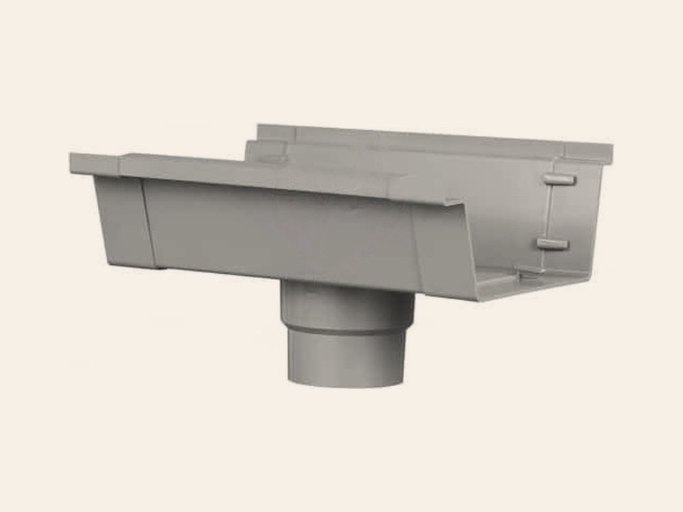 Bakgoot Lijmuitloop Ø 125 mm