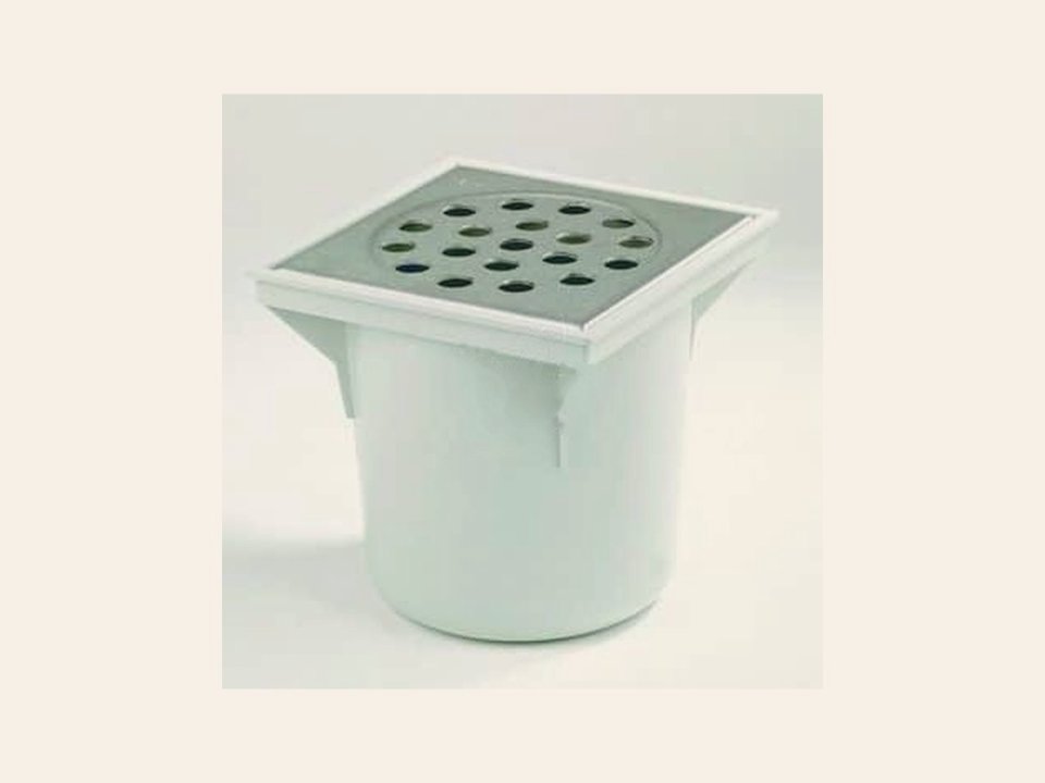 ABS Vloerput 200 × 200 mm 75 mm