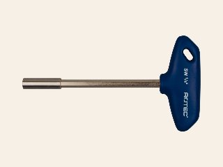 T-Sleutel bithouder 1/4”, magnetisch