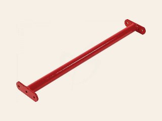 Duikelstang rood Gepoedercoat