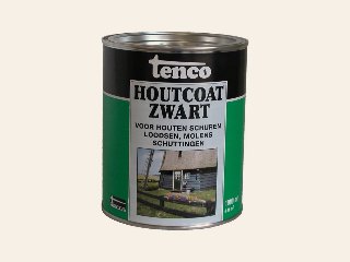 Tenco Houtcoat zwart