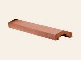 Hardhouten geschaafde afdekkap met sponning 7 × 3,5 × 180 cm, foto 1
