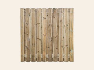 Scherm geïmpregneerd 21-Planks 180 × 180 cm (17 mm)